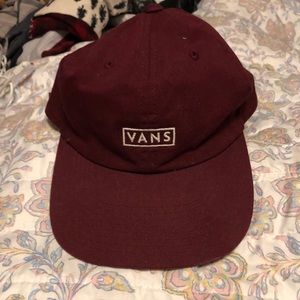 Vans Burgandy “dad” hat
